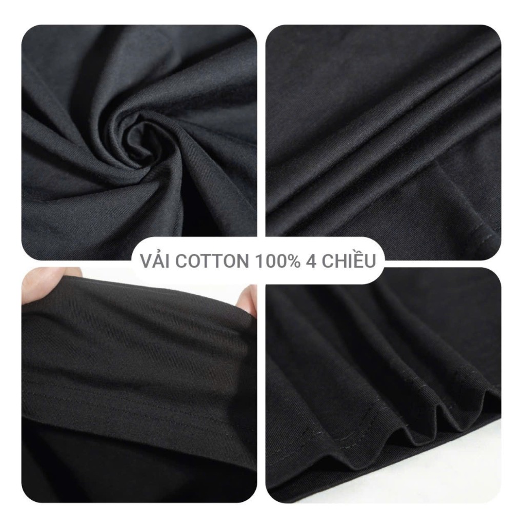 Áo thun cotton 100% 4 chiều