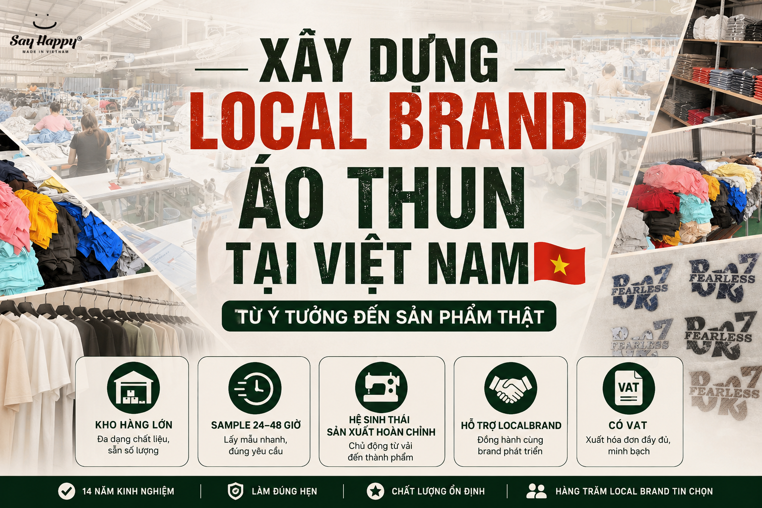 Xây dựng local brand áo thun